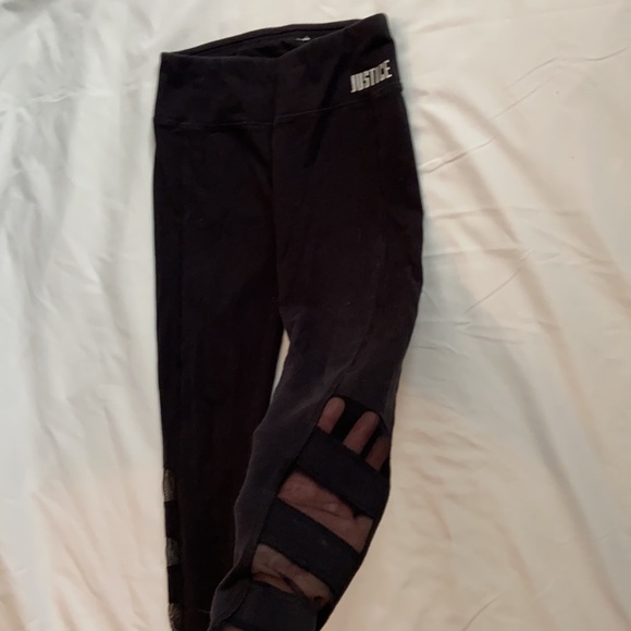 Kids yoga pants with mesh sides - Picture 2 of 2